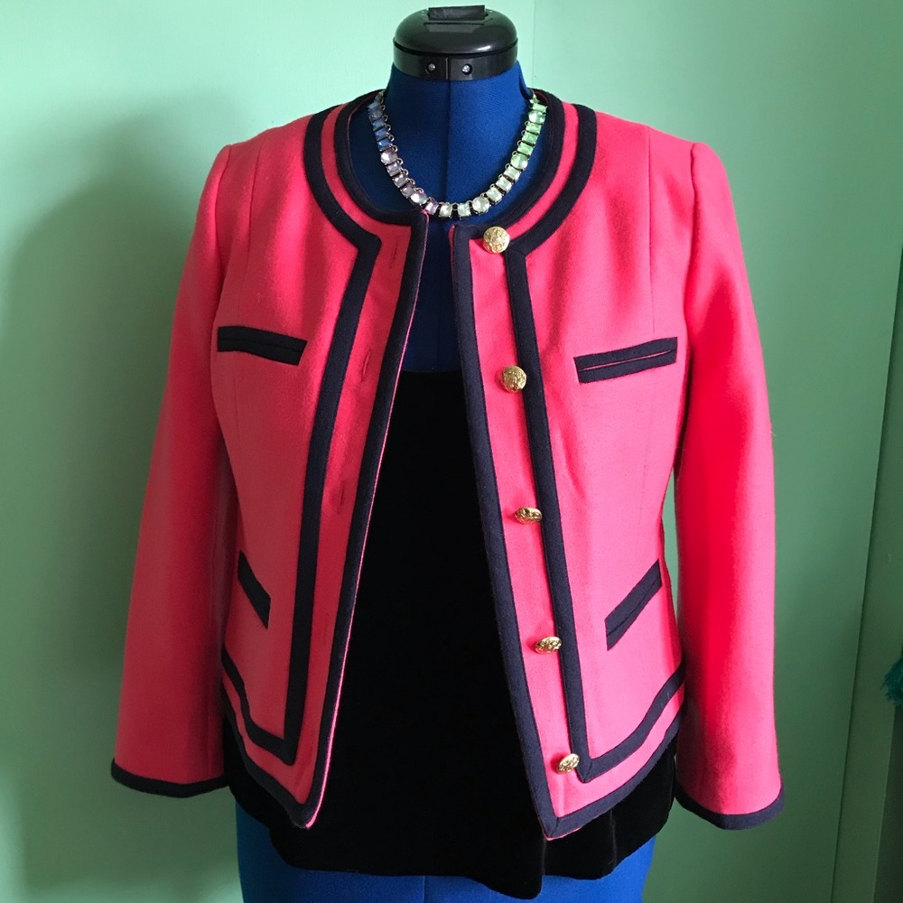 J.Crew Lady Jacket in Double Serge Wool